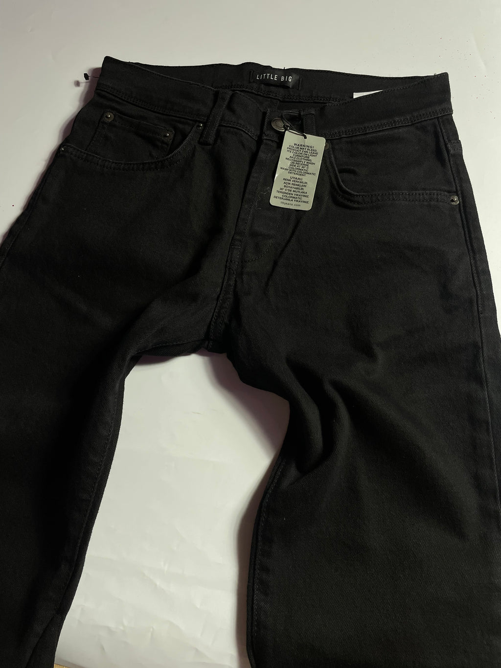 Black Flare Jeans with gothic elements