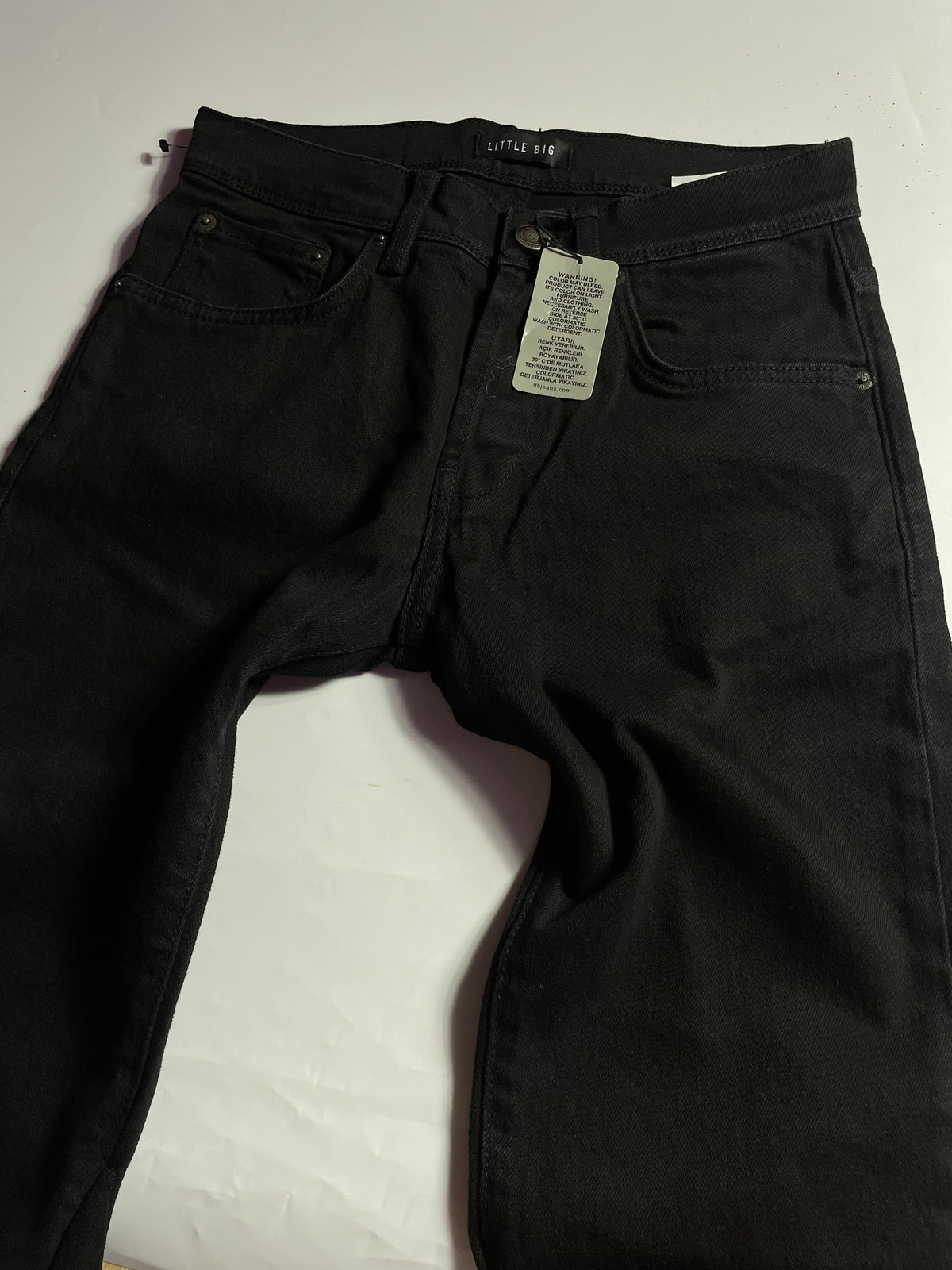 Black Flare Jeans with gothic elements