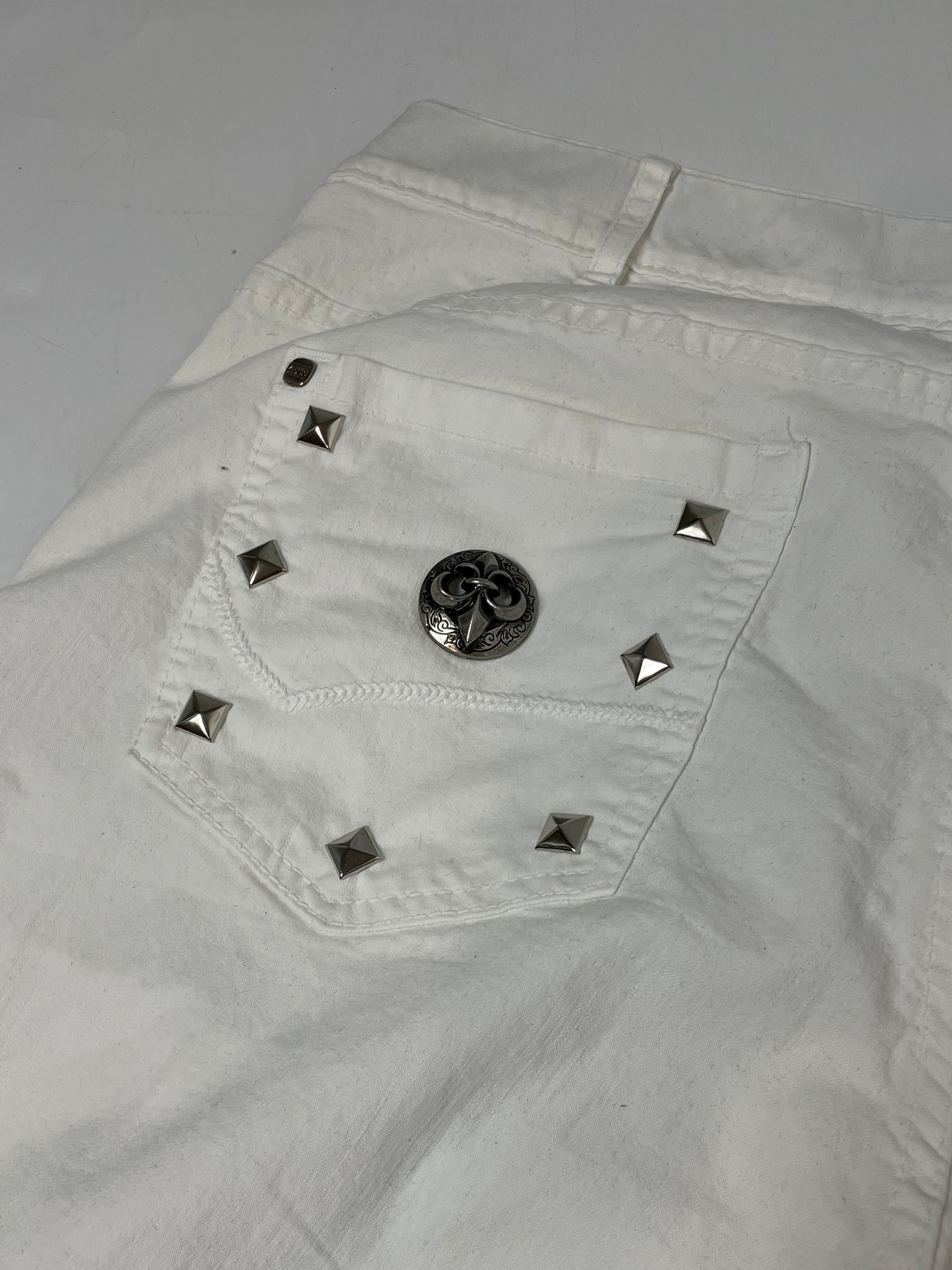 White Flare Jeans
