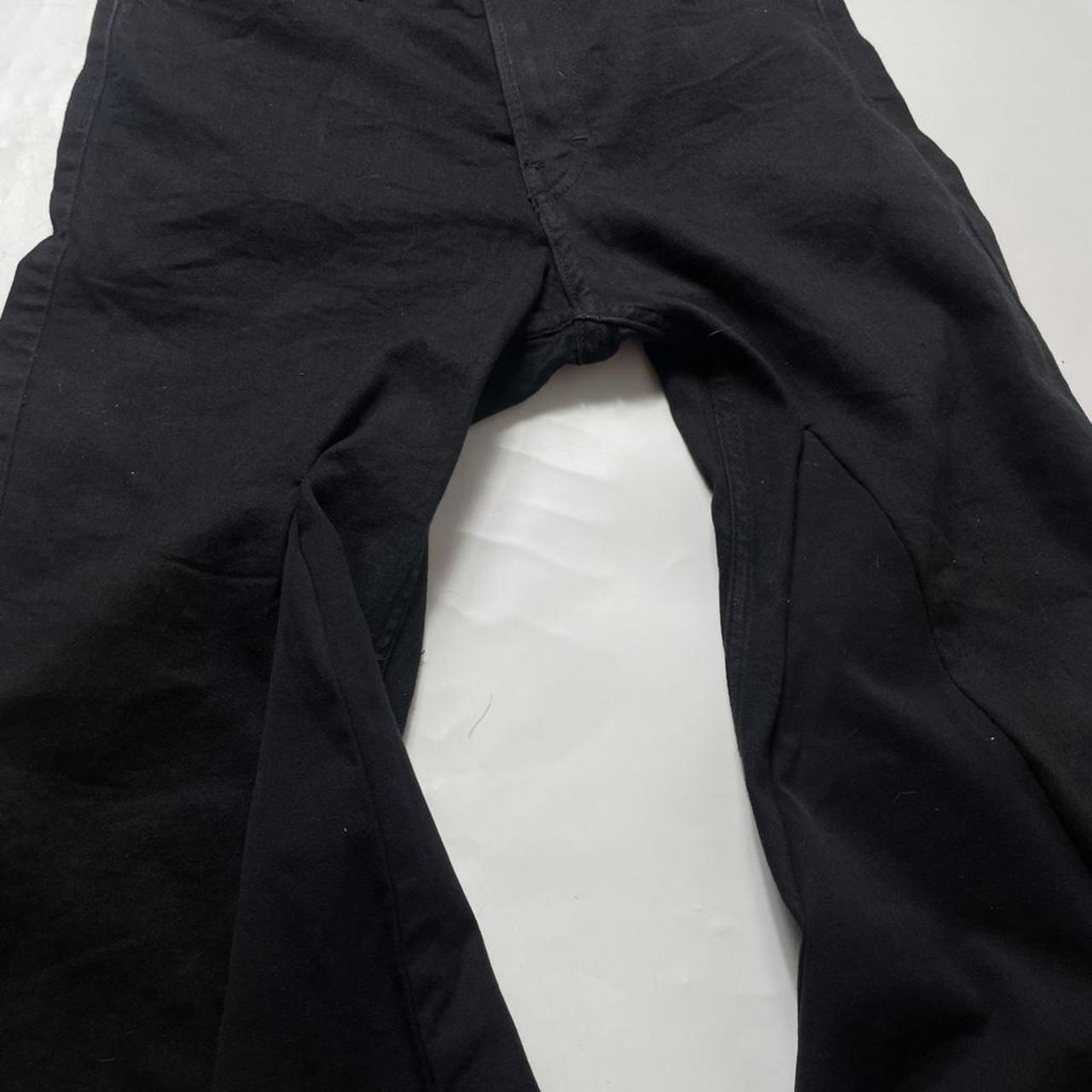 Men's Black Flare Jeans