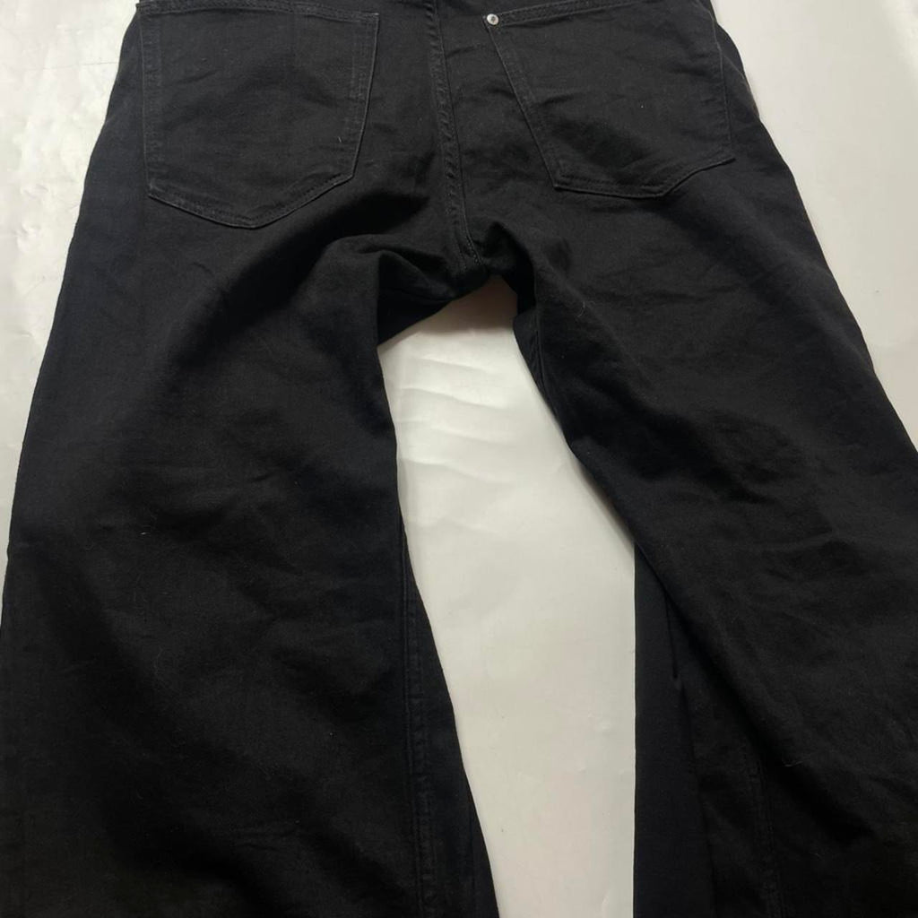 Men's Black Flare Jeans