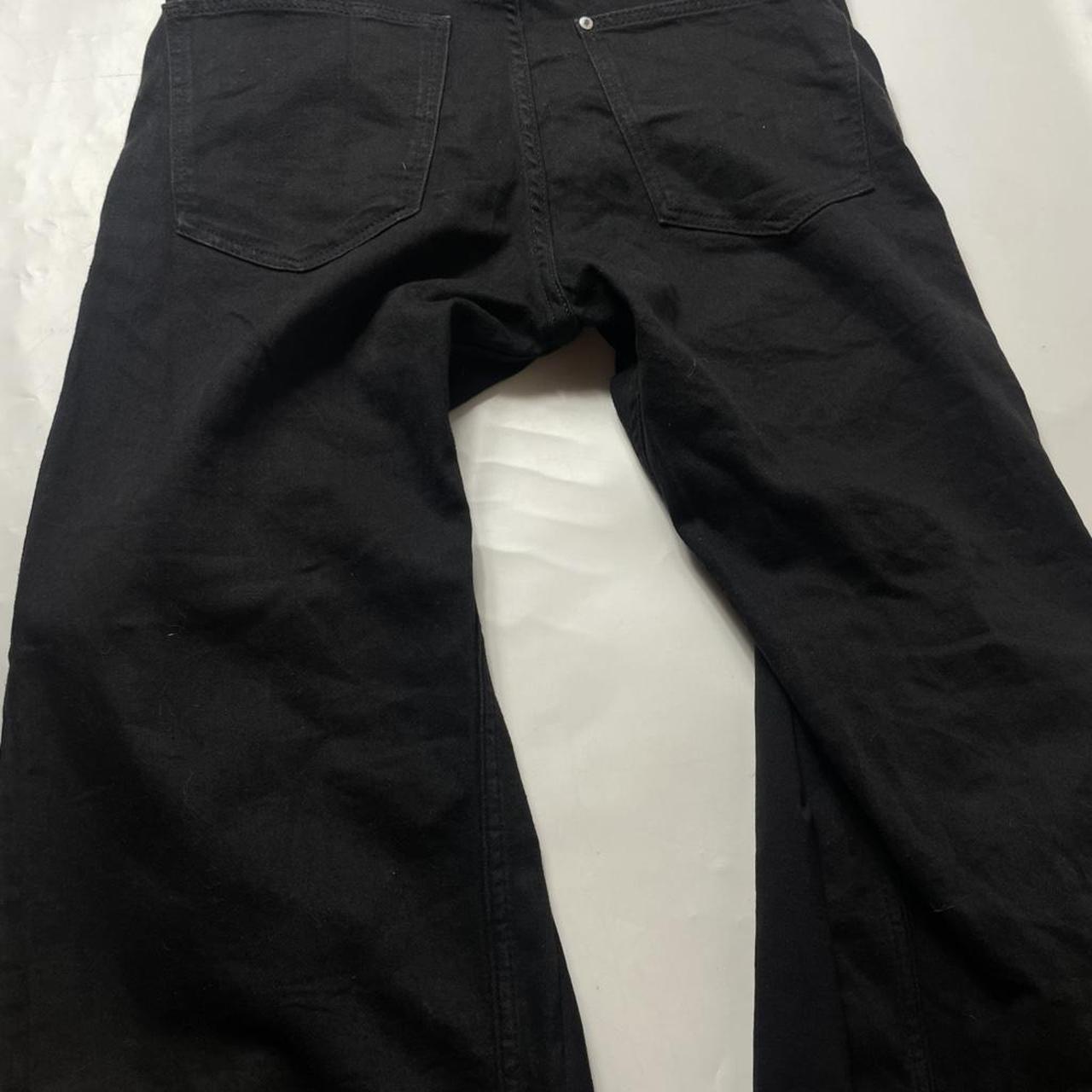 Men's Black Flare Jeans